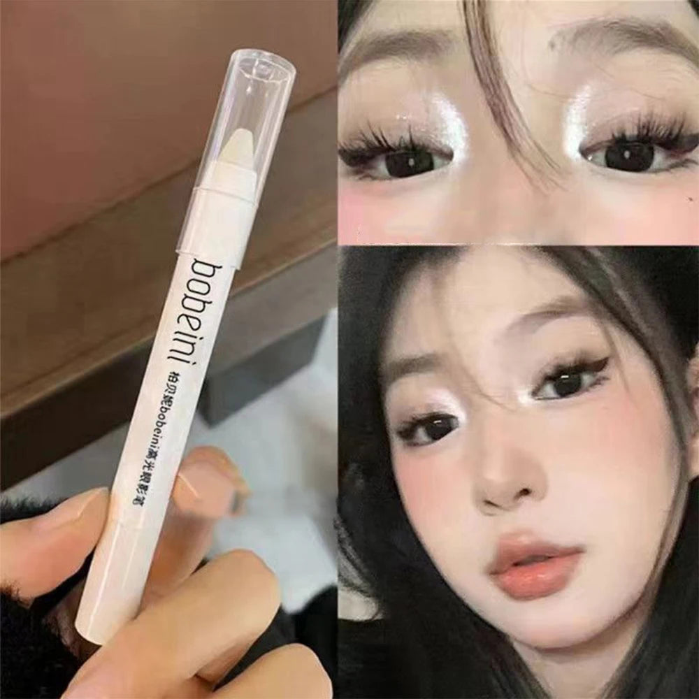 Silkworm Eyeshadow & Highlighter Stick – Matte & Pearlescent Brightening Pencil