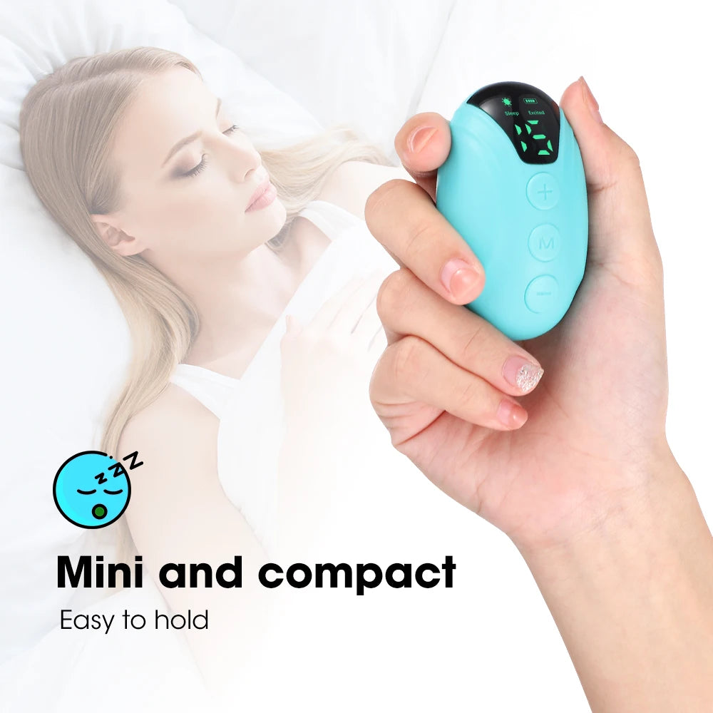 Smart Sleep Aid Device – Handheld Pulse Relaxation for Anxiety & Insomnia Relief
