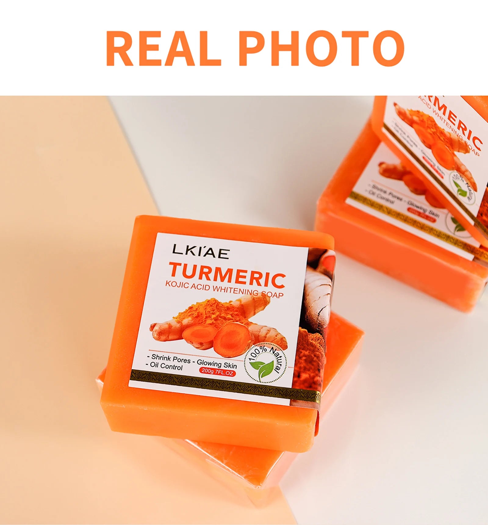 Natural Turmeric Body Wash – Brightening & Deep Cleansing Soap Bar 2 for 1