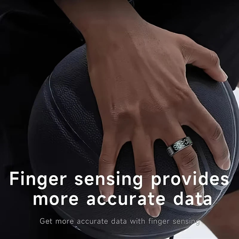 LAXASFIT SR08 Smart Ring – Heart Rate, Sleep Monitor & Motion Tracker (IP68)