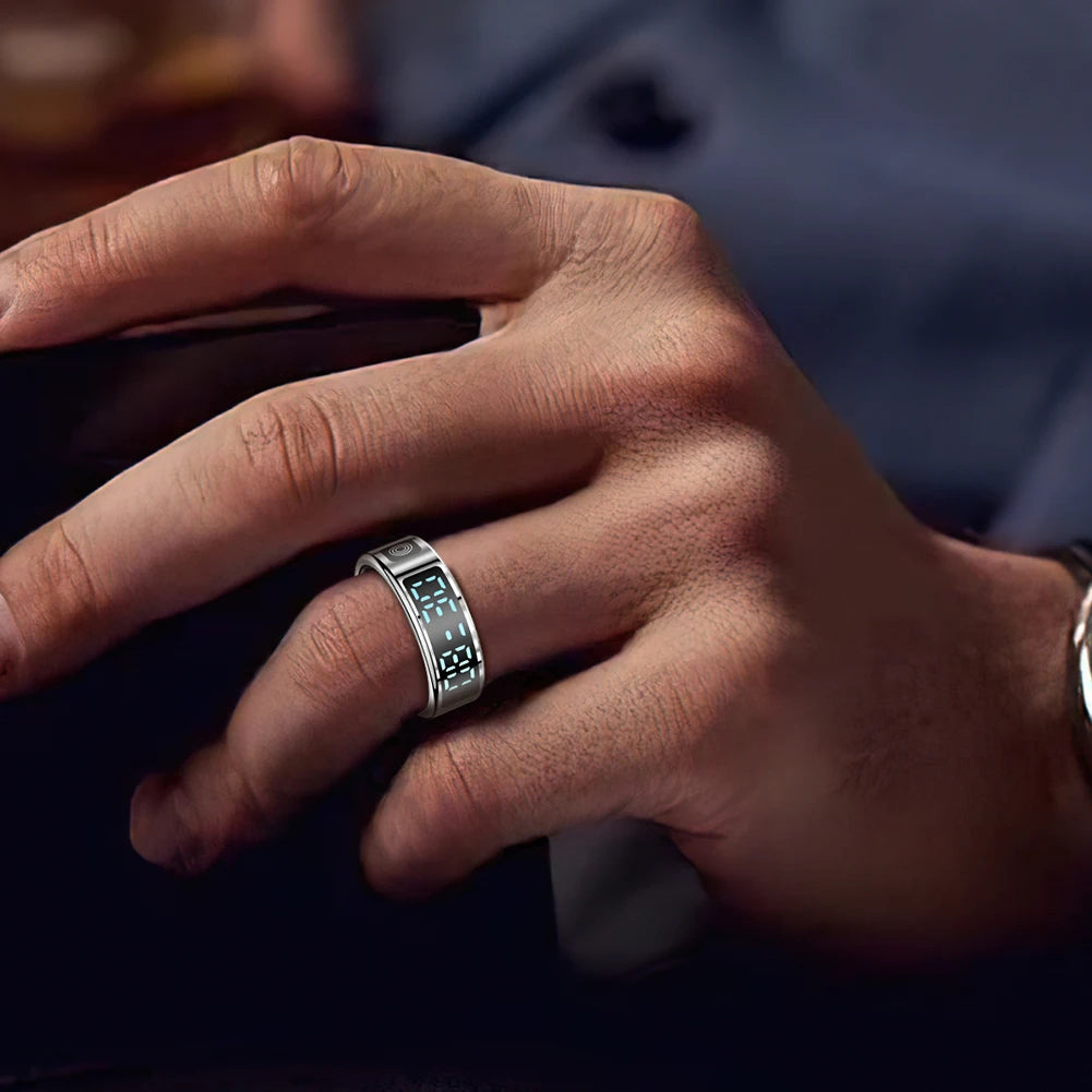 LAXASFIT SR08 Smart Ring – Heart Rate, Sleep Monitor & Motion Tracker (IP68)