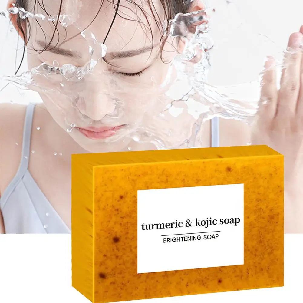 100g Turmeric Kojic Acid Handmade Soap – Face & Body
