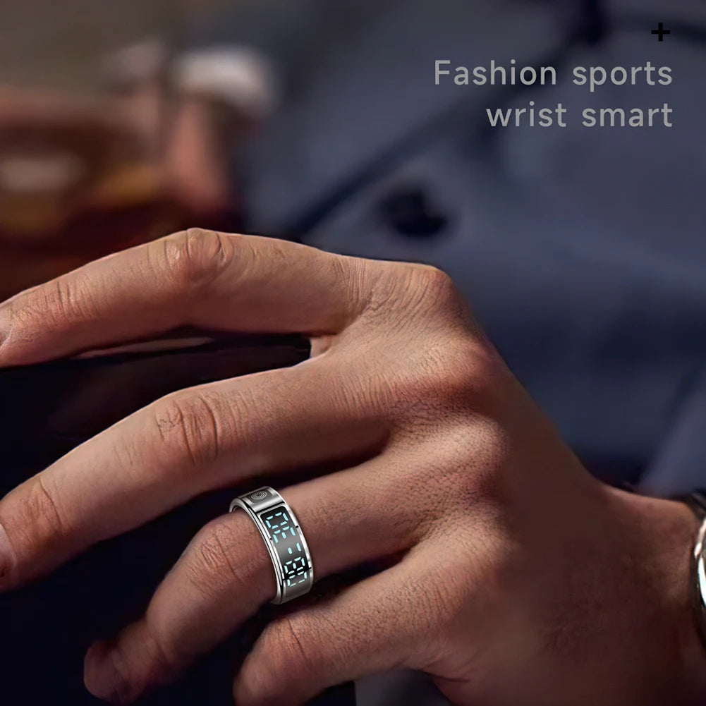 LAXASFIT SR08 Smart Ring – Heart Rate, Sleep Monitor & Motion Tracker (IP68)