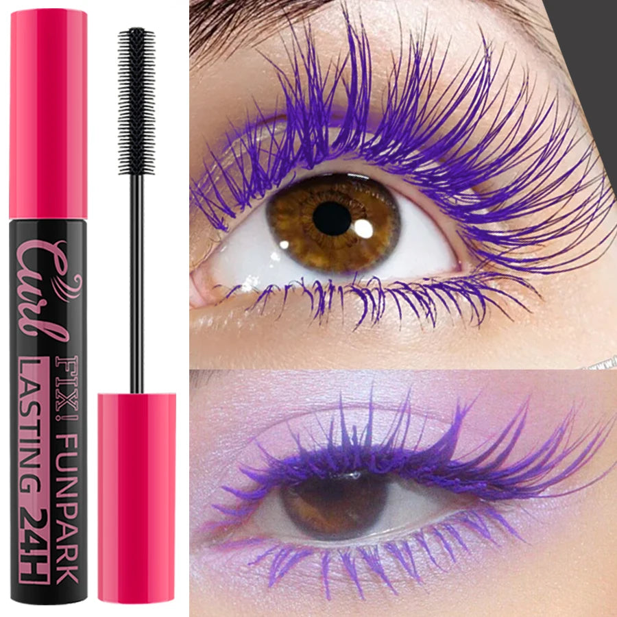 9-Color Waterproof Mascara – Bold Curl, Long-Lasting Korean Eye Makeup