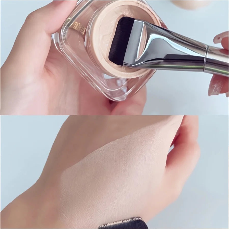 Flat-Head Foundation Brush – Ultra-Thin, Streak-Free Makeup Applicator