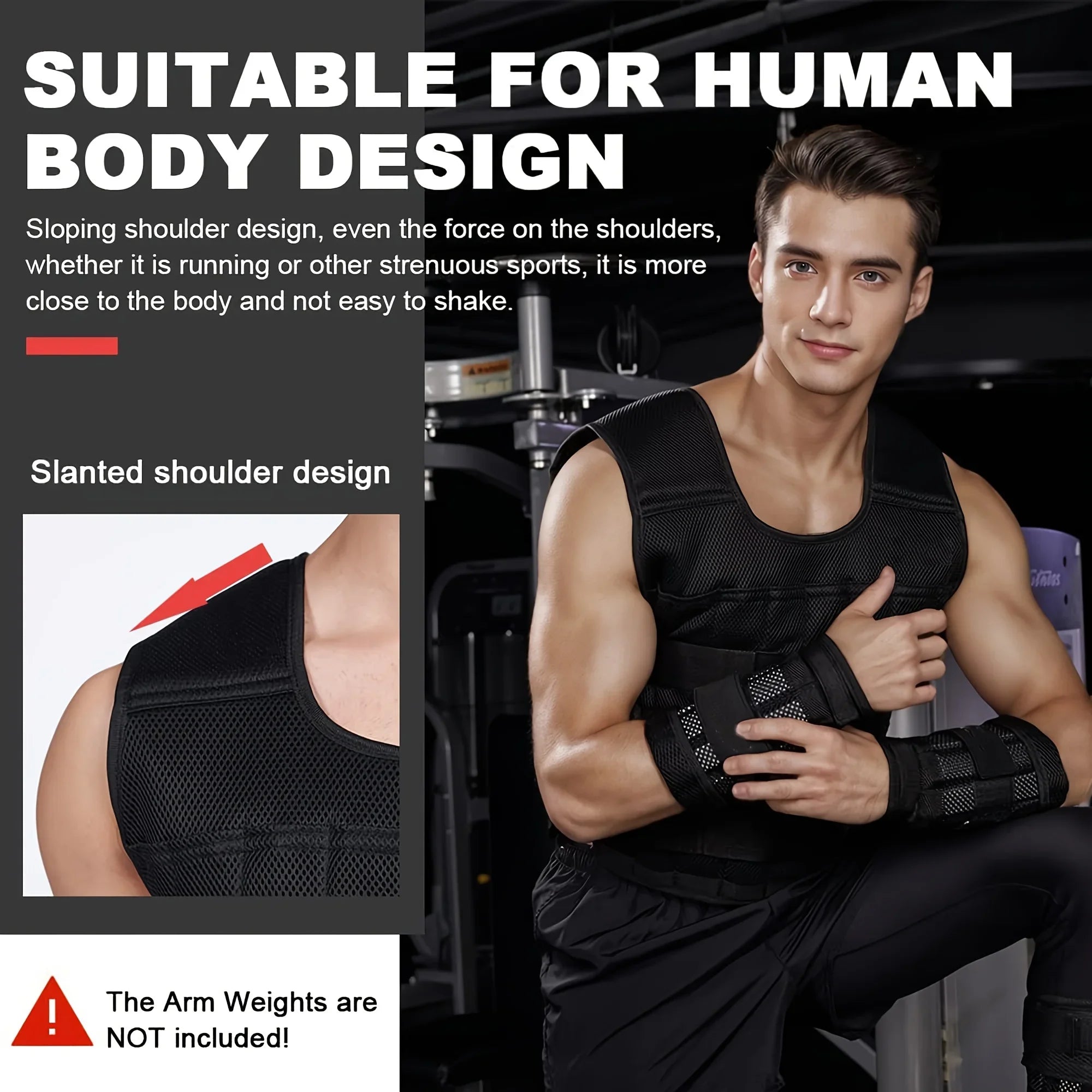 Adjustable Weight Vest & Weights Set – Ankle, Wrist & Strength Training Gear