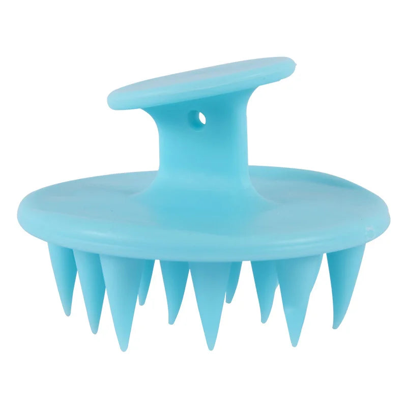 Silicone Scalp Massager Brush for Thick & Curly Hair