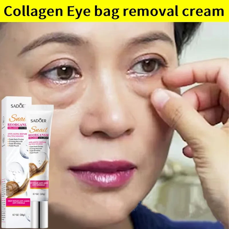 Snail Collagen Eye Cream – Anti-Aging, Dark Circles & Puffiness Care