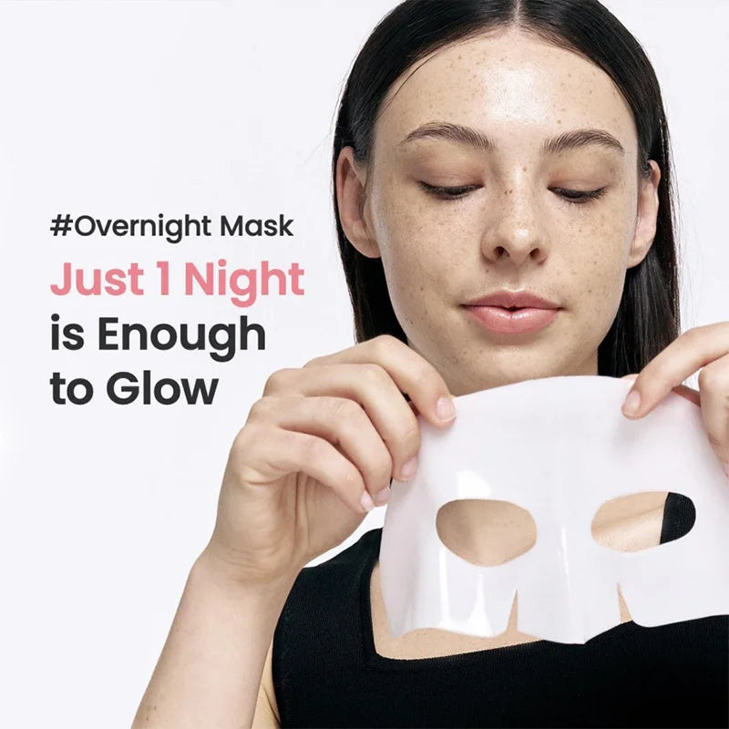 Bio Collagen Face Mask – Deep Hydrating & Brightening Overnight Skincare (1–20pcs)