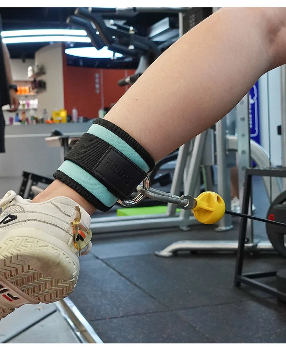 AOLIKES Adjustable Ankle/Wrist Cuffs – Padded Straps for Cable Glute Workouts