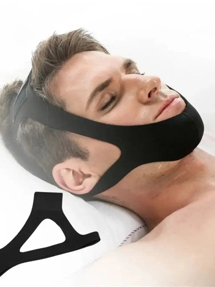 Anti-Snoring Chin Strap – Triangular Sleep Aid Mouth Guard for Men & Women