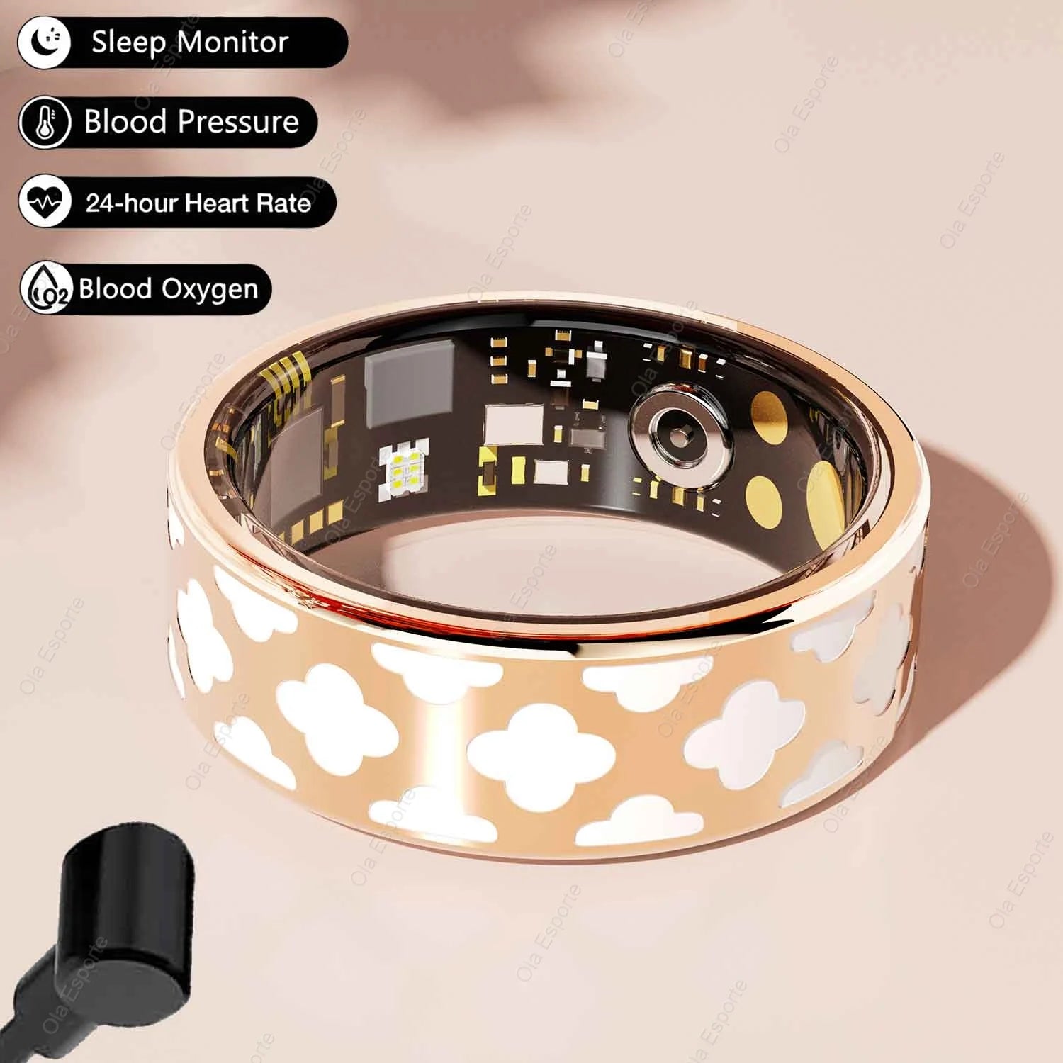 Smart Ring for Xiaomi – Heart Rate, SpO2 & Sleep Monitor Fitness Tracker