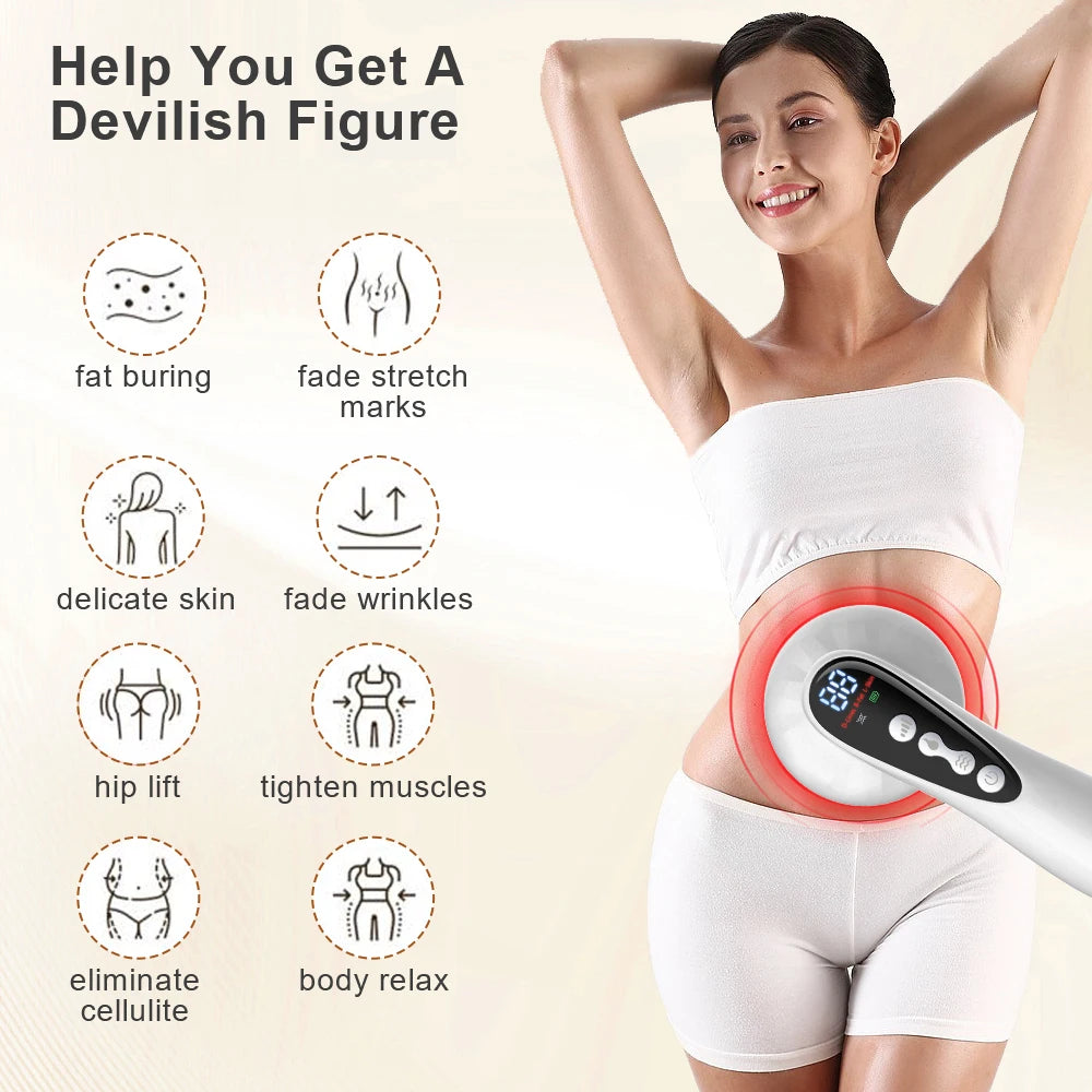 Cordless Electric Fat Remover – Handheld Cellulite & Body Sculpting Massager