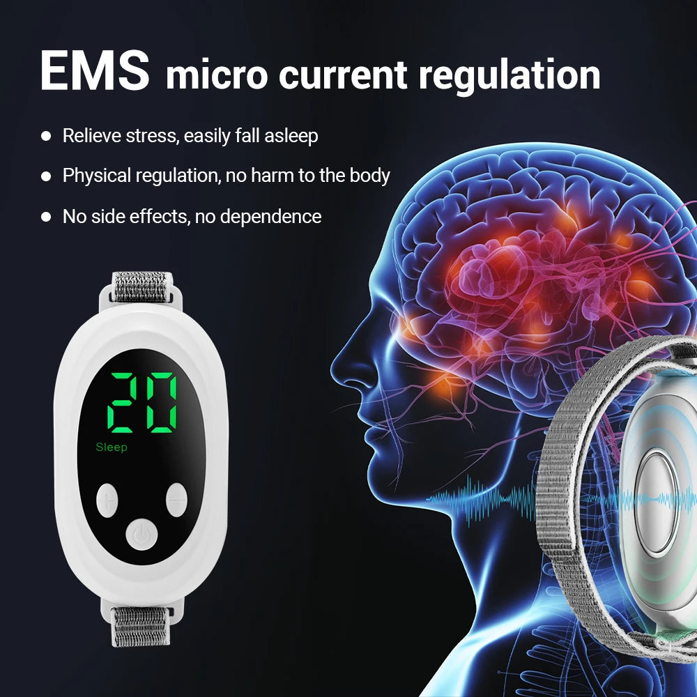 Smart Microcurrent Sleep Aid – Handheld Device for Stress & Insomnia Relief