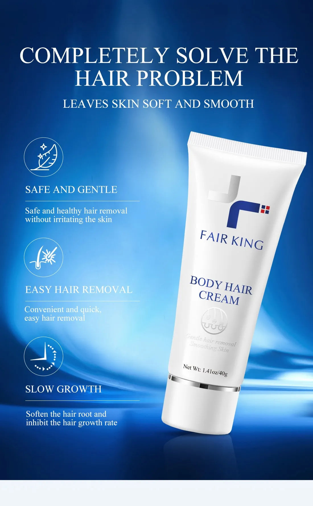 KING Herbal Hair RemFAIRoval Cream – 40g