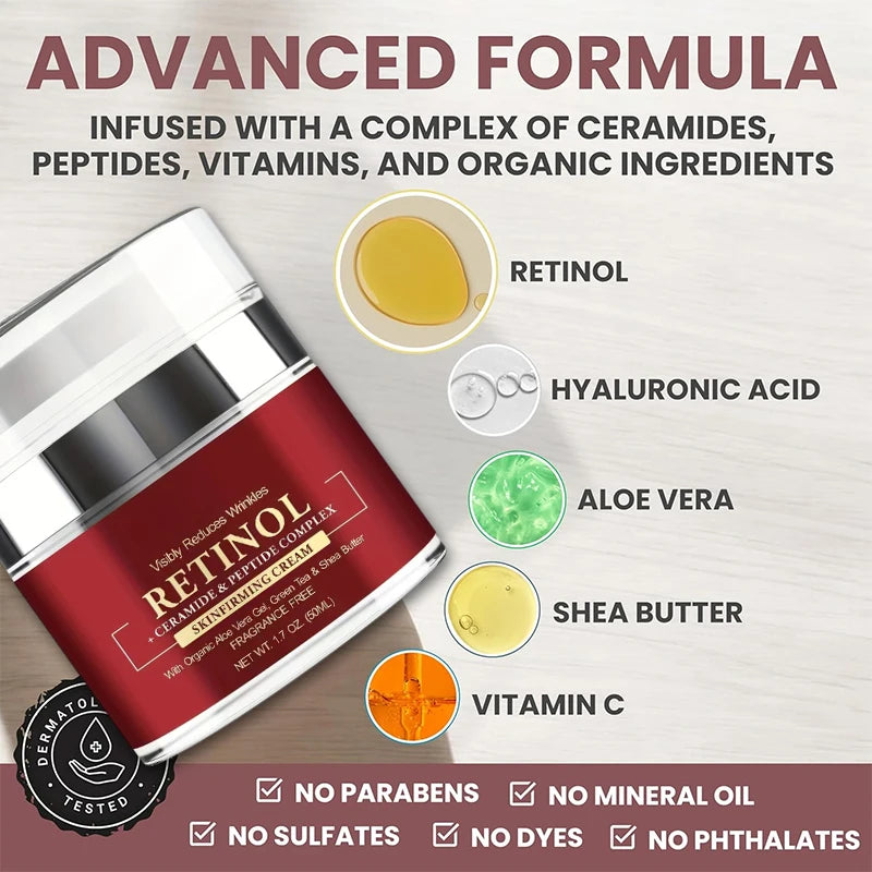 Instant Retinol Cream – Anti-Aging, Firming & Wrinkle Repair