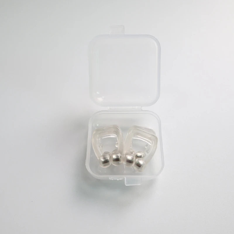 Magnetic Anti-Snoring Nose Clip – Silicone Sleep Aid for Easy Breathing