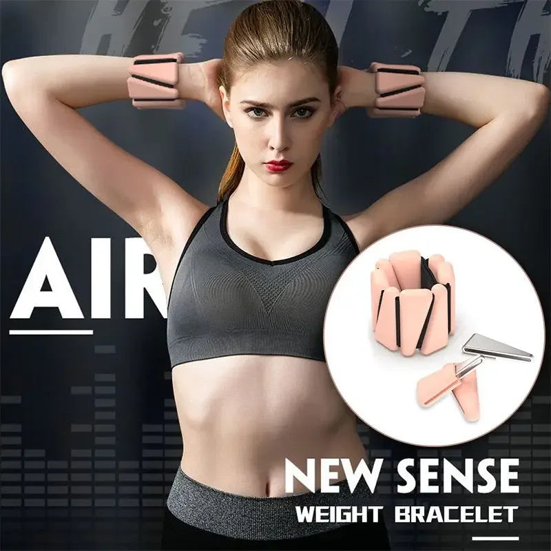 1/2 lb Adjustable Silicone Wrist & Ankle Weights – Fitness & Yoga Bands