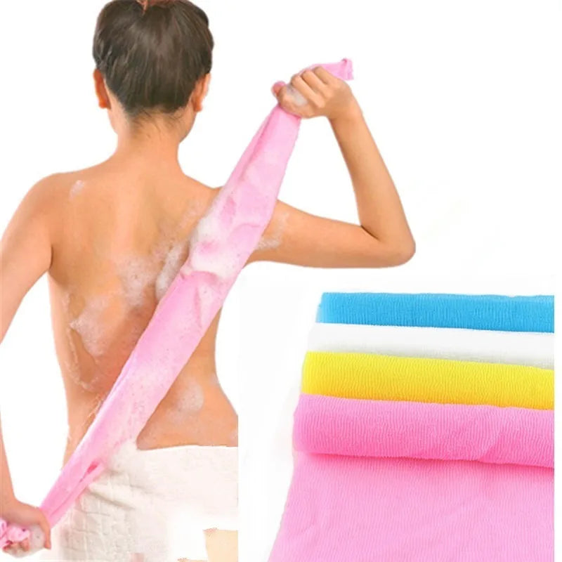 Japanese Exfoliating Body Towel – Nylon Skin Polishing Bath Cloth