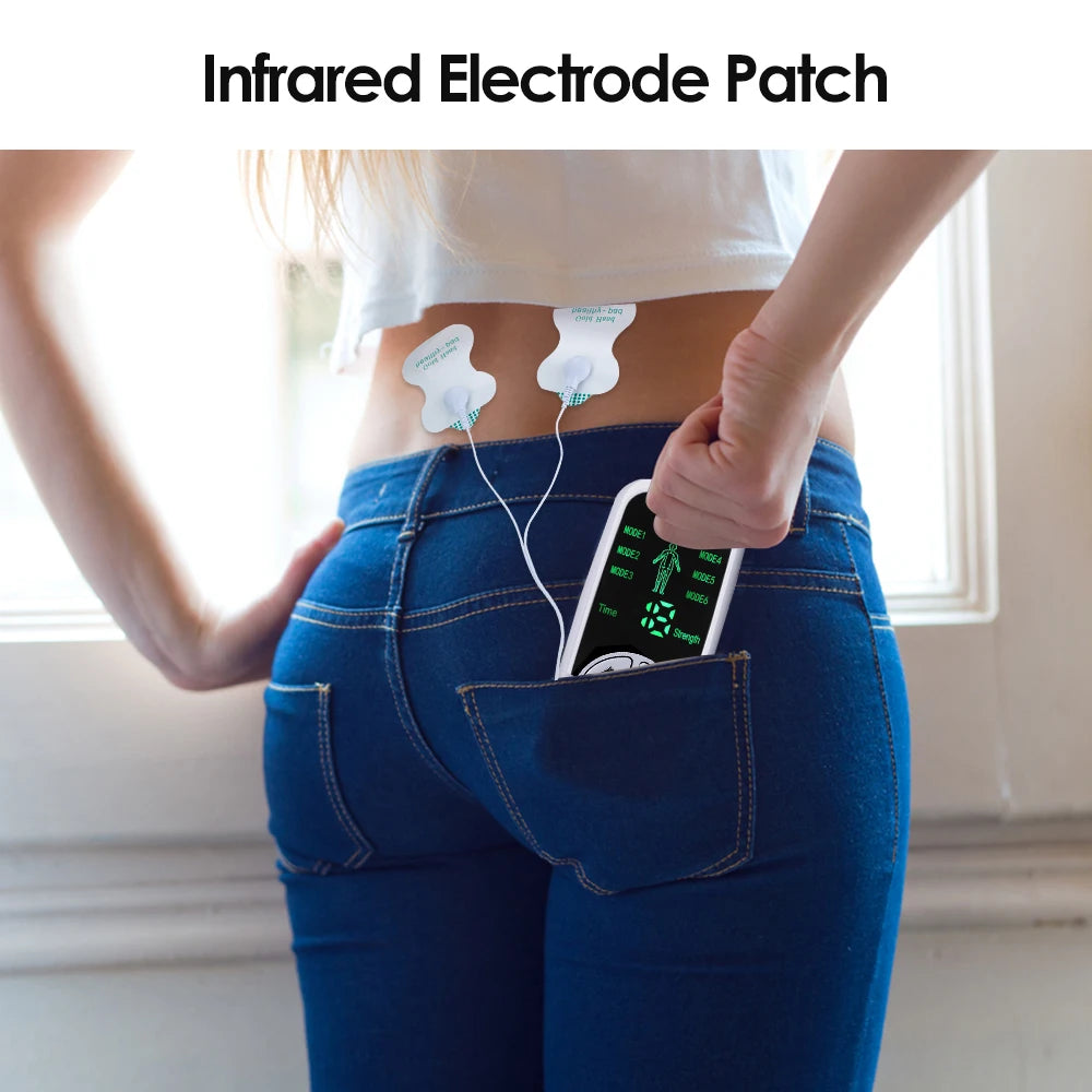 EMS Electric Muscle Stimulator – TENS Massager for Back, Neck & Body