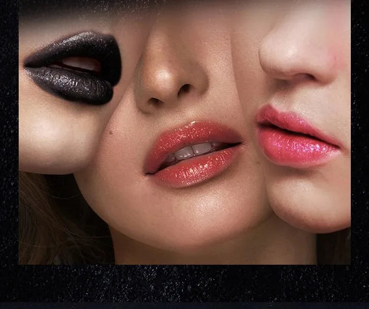 7-Color Diamond Matte Lipstick – Waterproof Glitter Lip Tint Balm