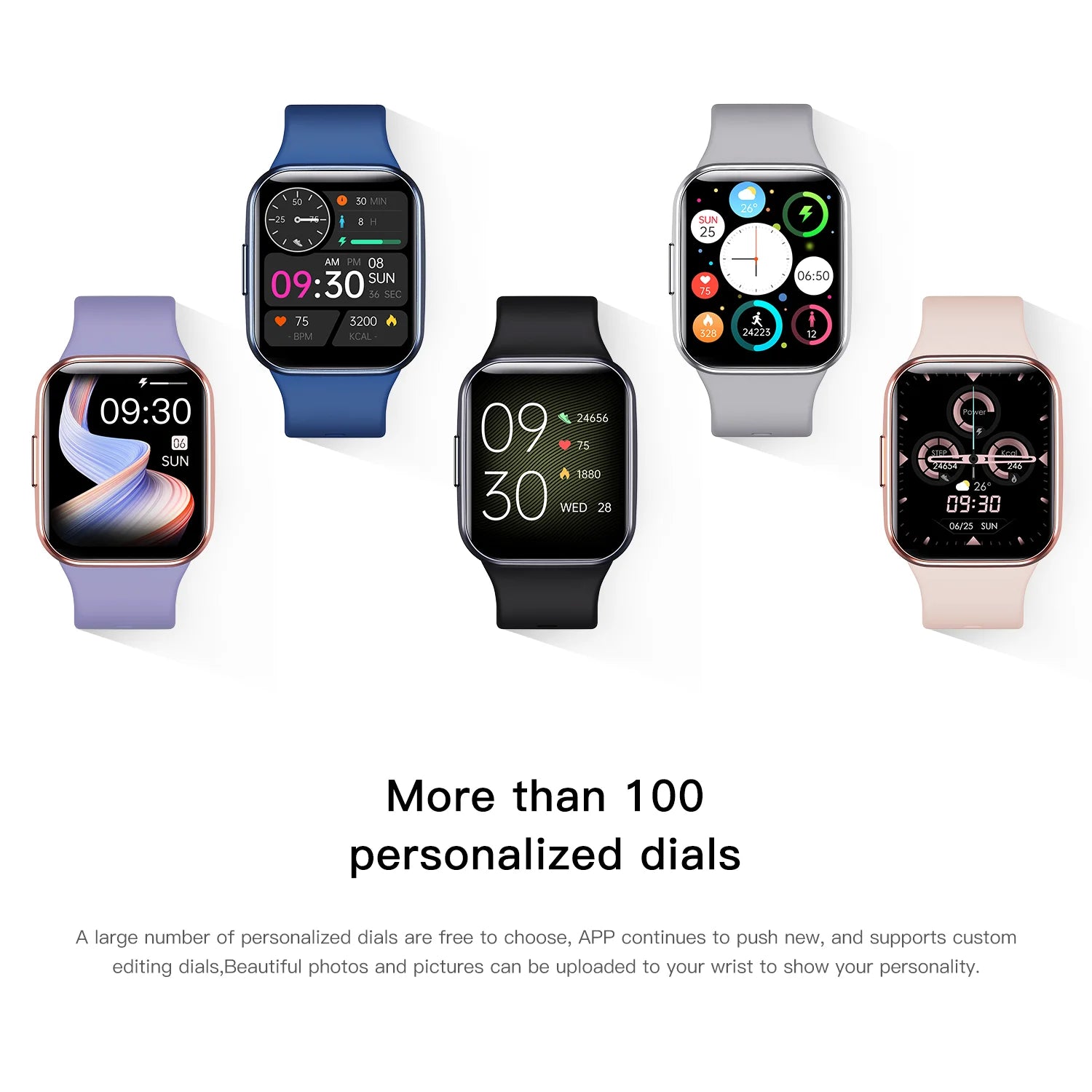 2025 Luxury Smartwatch – Waterproof Fitness Tracker for Men & Women