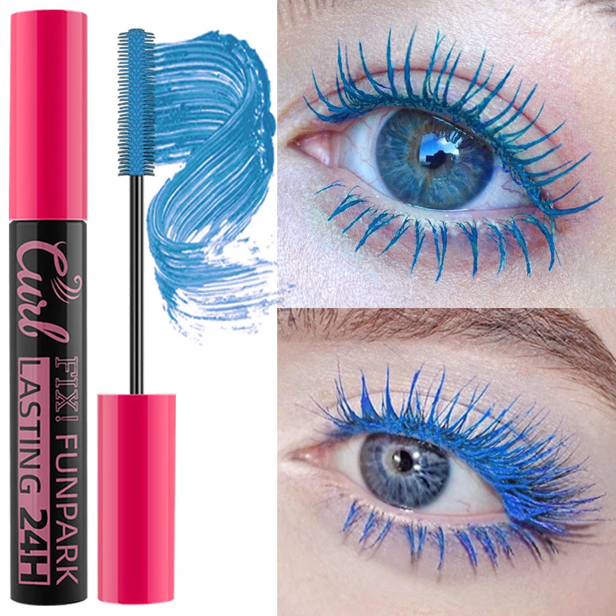 9-Color Waterproof Mascara – Bold Curl, Long-Lasting Korean Eye Makeup
