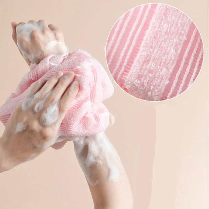 Japanese Exfoliating Nylon Bath Towel – Back Scrub Cloth