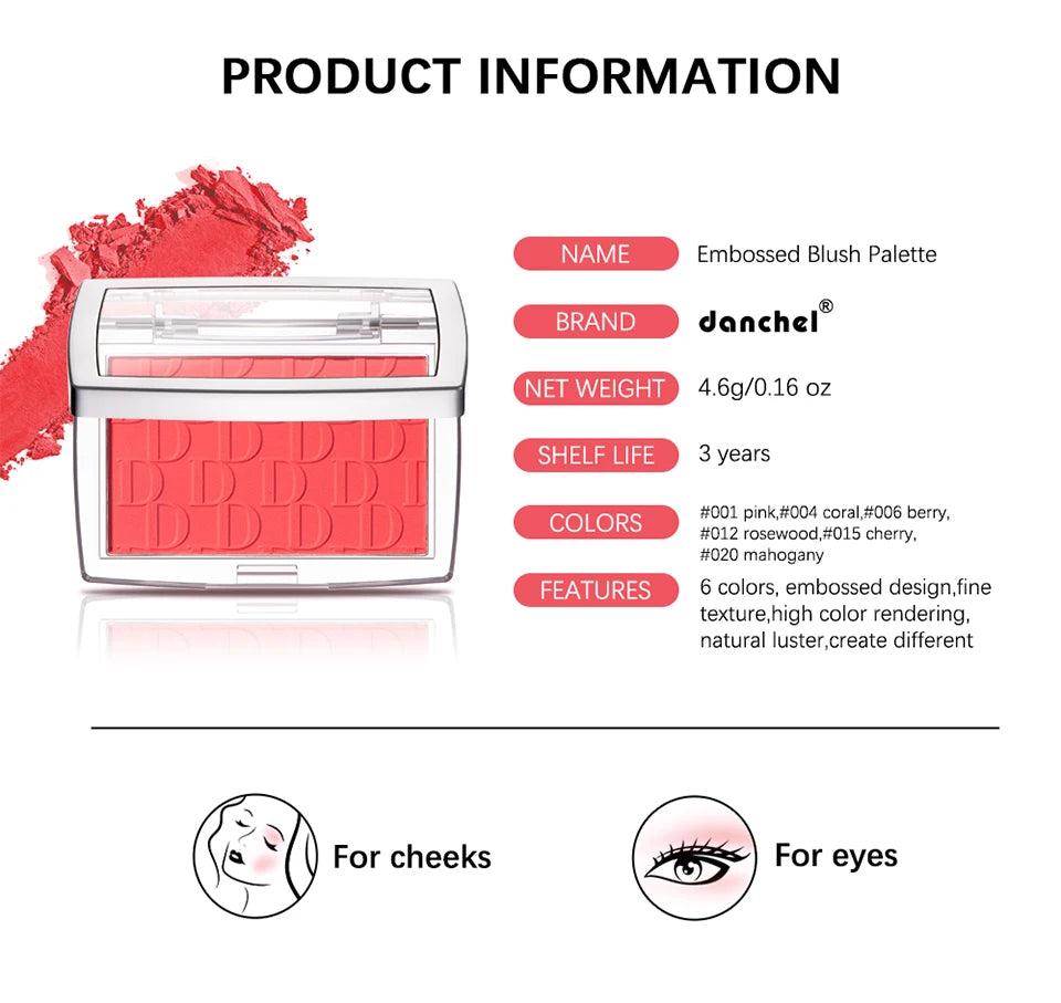 Matte Face Blush Powder – Natural Cheek Tint & Contour
