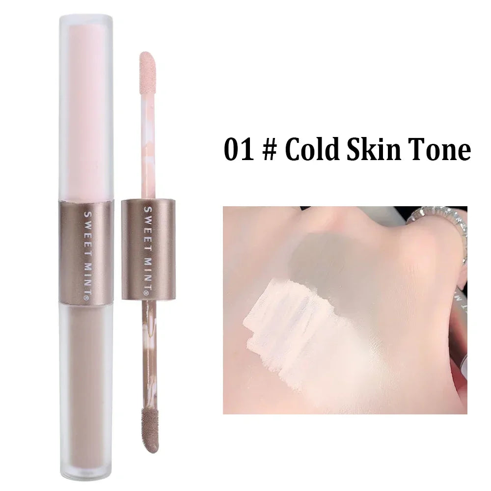 2-in-1 Matte Contour & Highlighter Stick – Double-Ended Cream Bronzer