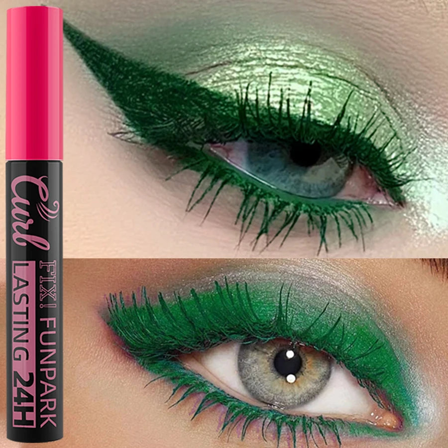 9-Color Waterproof Mascara – Bold Curl, Long-Lasting Korean Eye Makeup