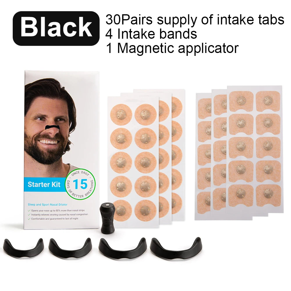 Sport Nasal Dilator Kit – Magnetic Nose Strips to Improve Breathing & Reduce Snoring