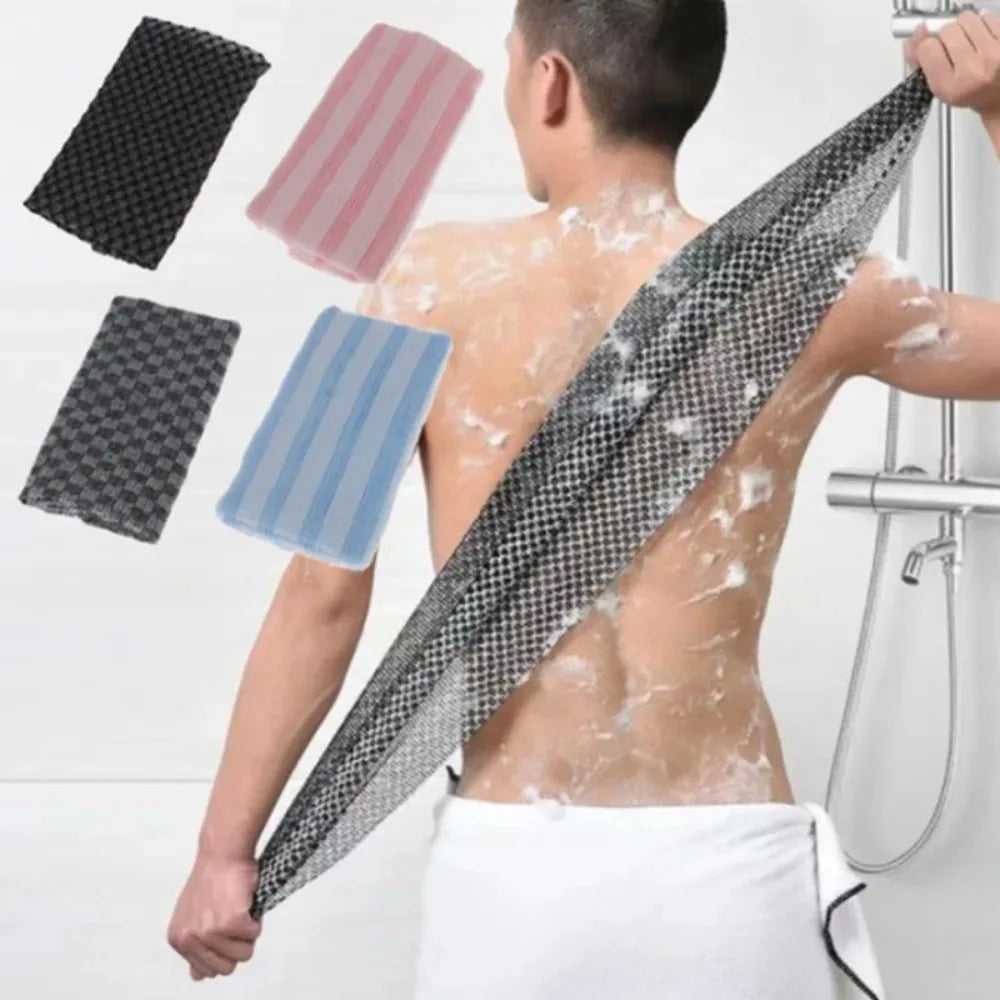 Japanese Exfoliating Nylon Bath Towel – Back Scrub Cloth