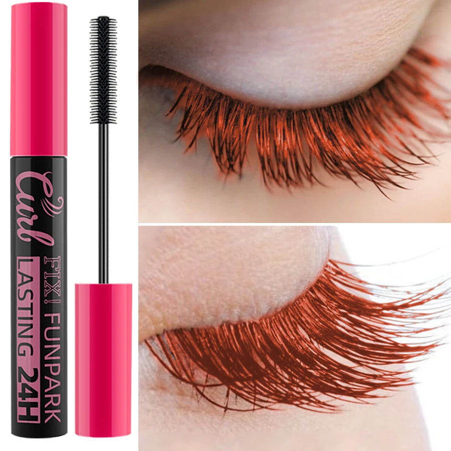 9-Color Waterproof Mascara – Bold Curl, Long-Lasting Korean Eye Makeup