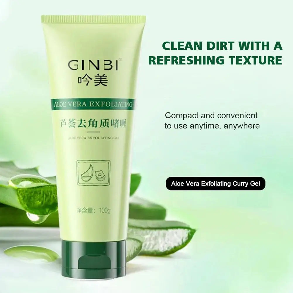Aloe Vera Exfoliating Gel – Blackhead Remover & Pore Minimizer (30g–100g)