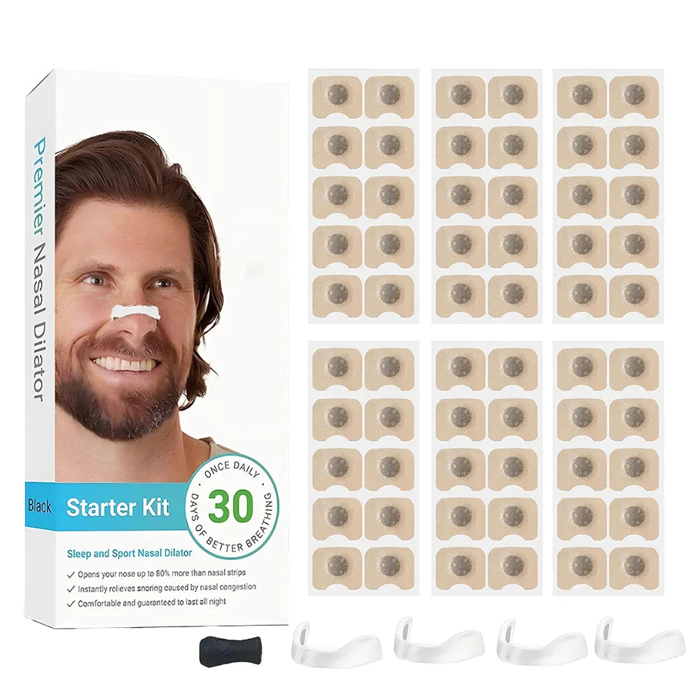 Anti-snoring Nose Clip Nasal Breathing Dilators Starter Kits:
