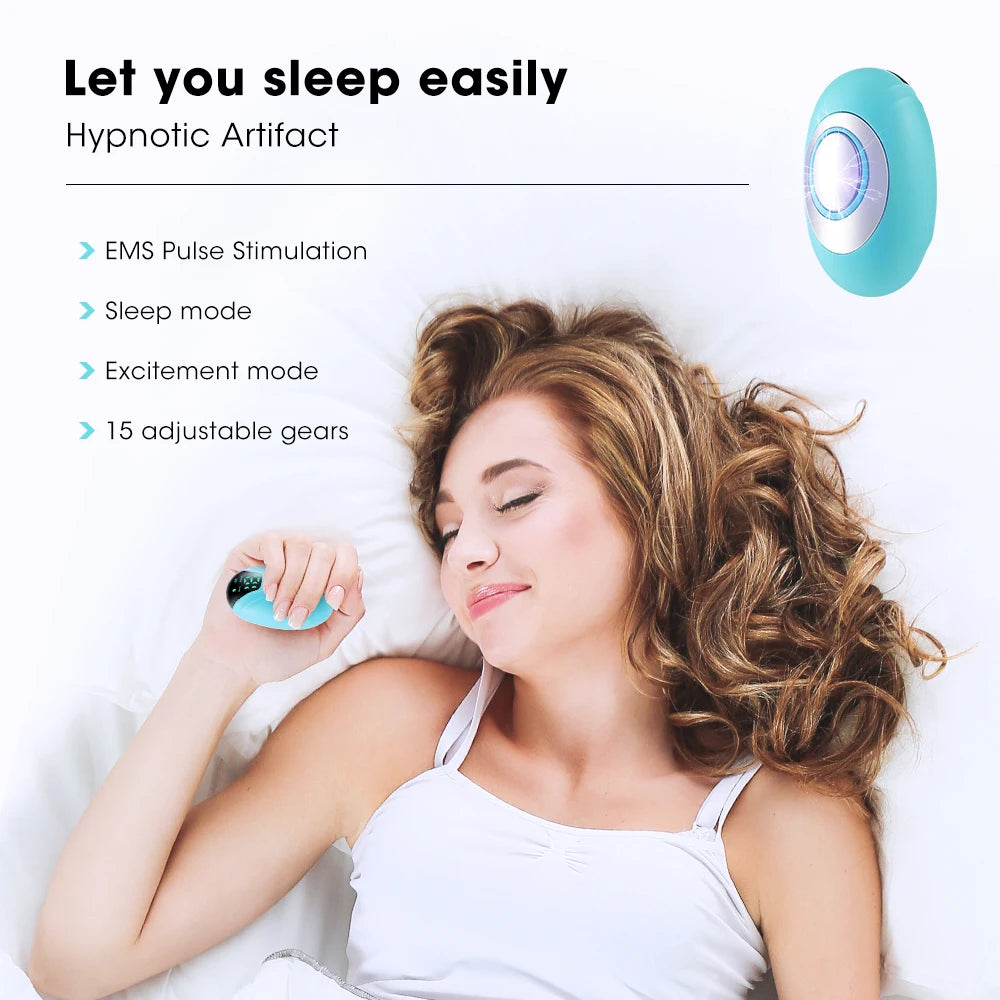 Smart Sleep Aid Device – Handheld Pulse Relaxation for Anxiety & Insomnia Relief