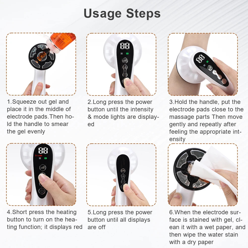 Cordless Electric Fat Remover – Handheld Cellulite & Body Sculpting Massager