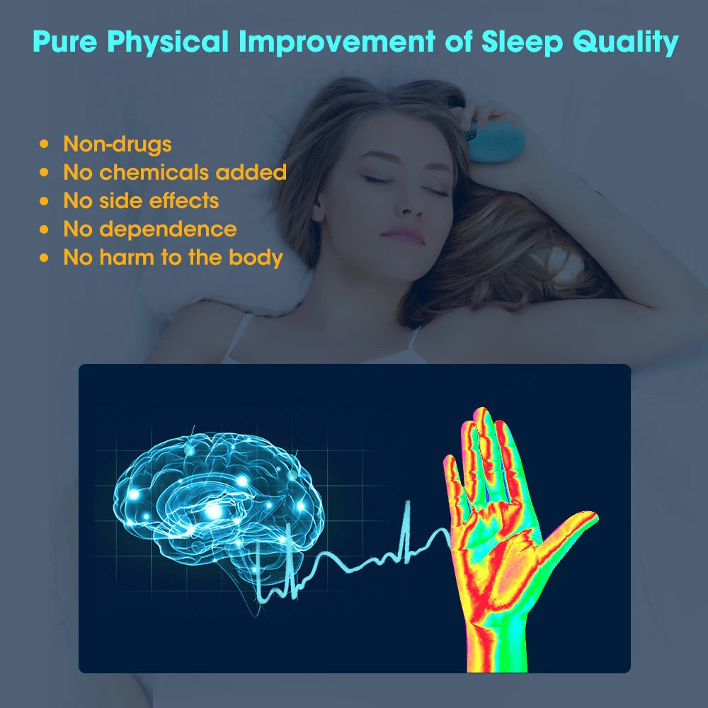 Smart Sleep Aid Device – Handheld Pulse Relaxation for Anxiety & Insomnia Relief