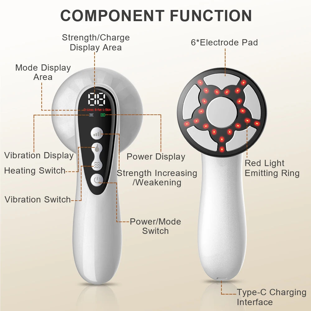 Cordless Electric Fat Remover – Handheld Cellulite & Body Sculpting Massager