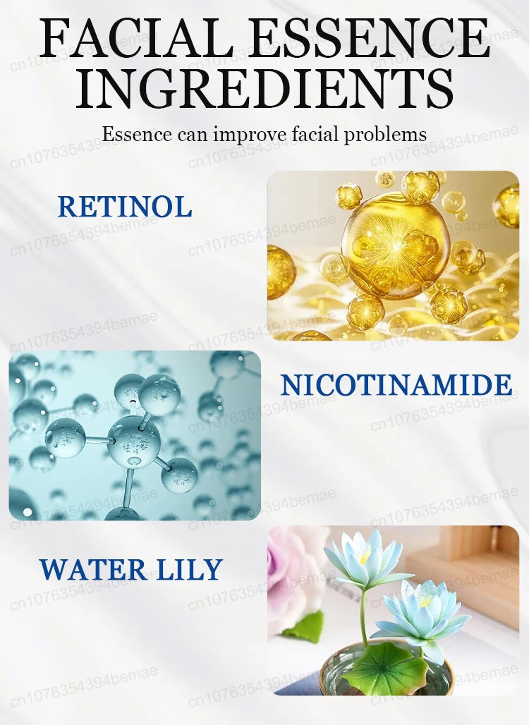 Anti-aging serum Wrinkles fade. Beauty stays.