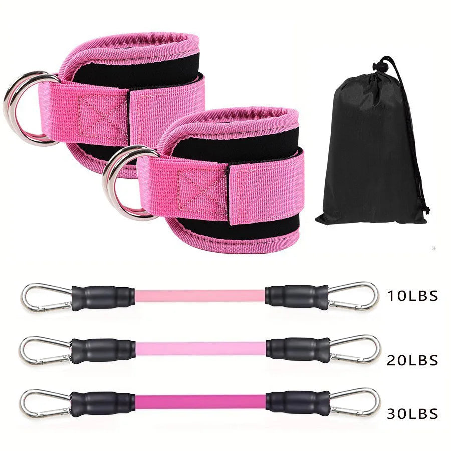Fitness Ankle Buckle Strap – Leg & Hip Training Attachment for Cable Machines