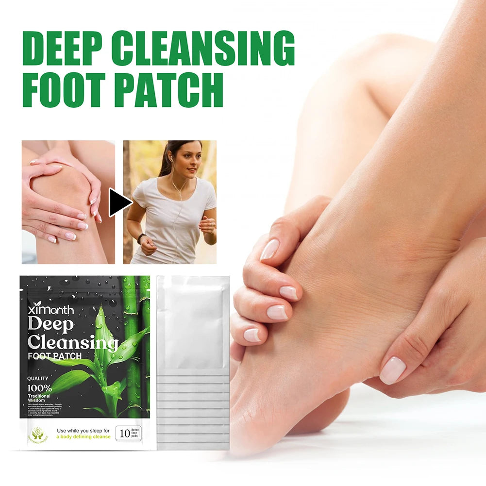 Natural Detox Foot Patches – Herbal Sleep & Stress Relief (10–50pcs)