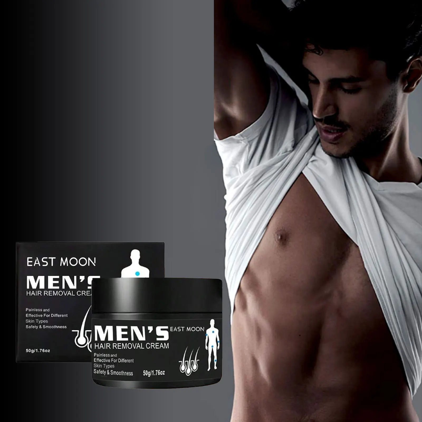 Men’s Aloe Hair Removal Cream – Painless & Nourishing