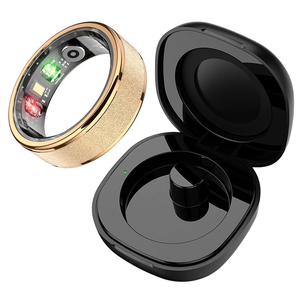 COLMI R10 Smart Ring – Health, Sleep Monitor & 5ATM Waterproof with Charging Case
