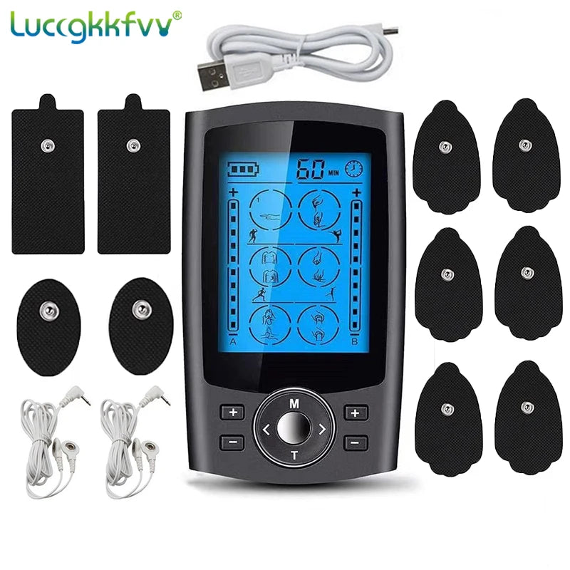 TENS EMS Muscle Stimulator – 36-Mode Digital Therapy & Slimming Device