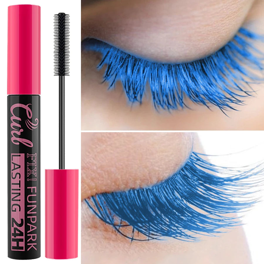9-Color Waterproof Mascara – Bold Curl, Long-Lasting Korean Eye Makeup