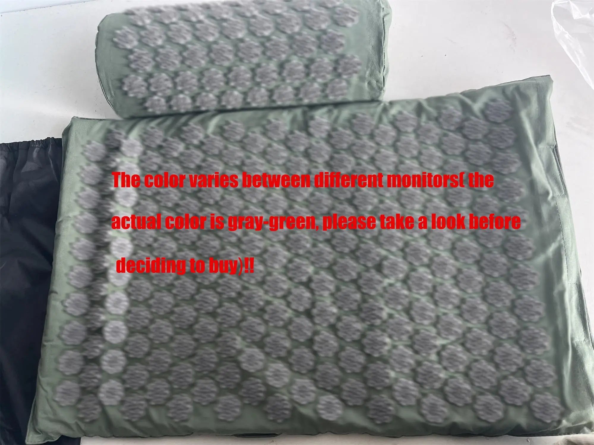 Acupressure Yoga Mat & Pillow Set – Full Body Spike Massage for Pain Relief & Relaxation