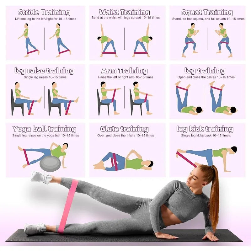 Resistance Band – Sports Belt for Strength Training, Stretching & Home Fitness