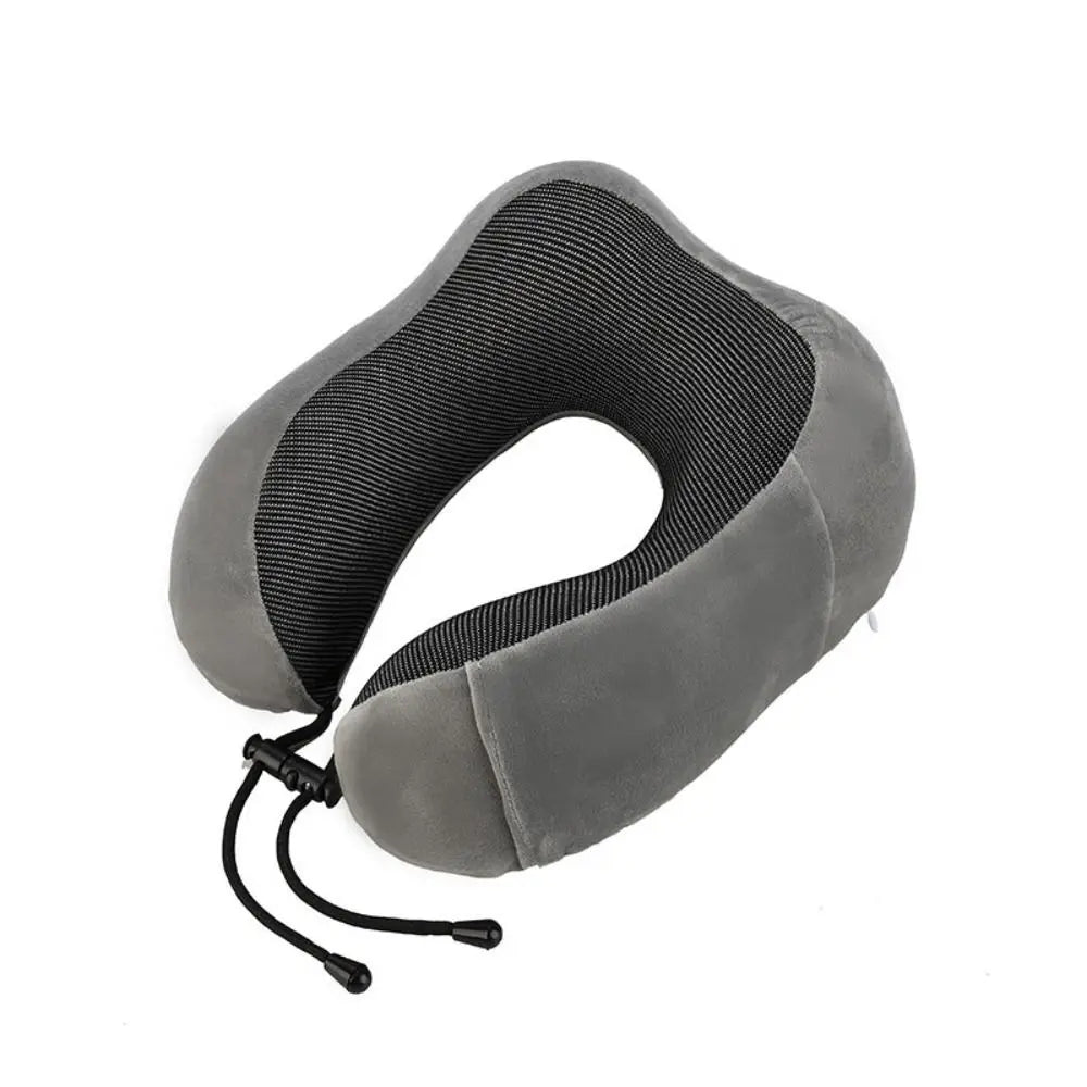 U-Shaped Memory Foam Travel Pillow – Neck Support Cushion for Travel Essentials